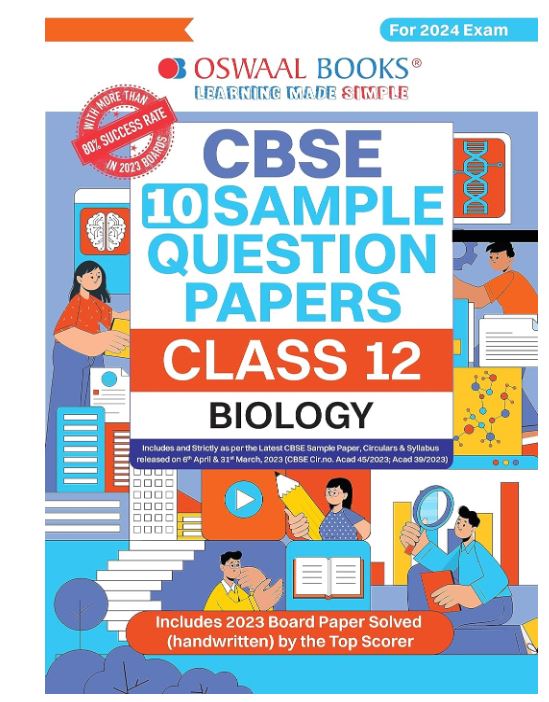 Oswaal CBSE Sample Question Papers Class 12 Biology Book